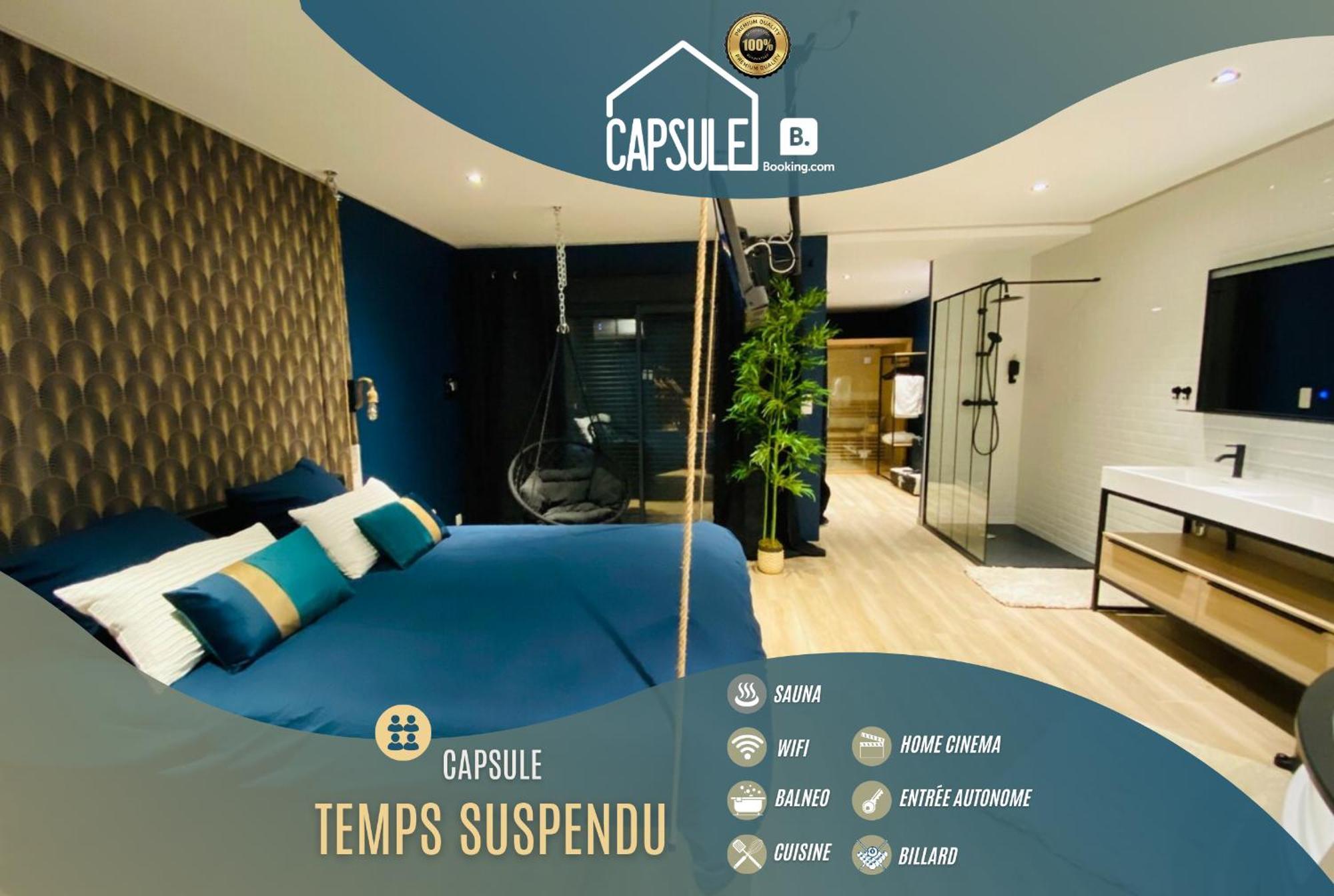 Capsule Temps Suspendu - Balneo, Home Cinema & Billard Βαλενσιέν Εξωτερικό φωτογραφία